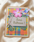 Carte de remerciement artisanale "Merci Maître / Maîtresse"